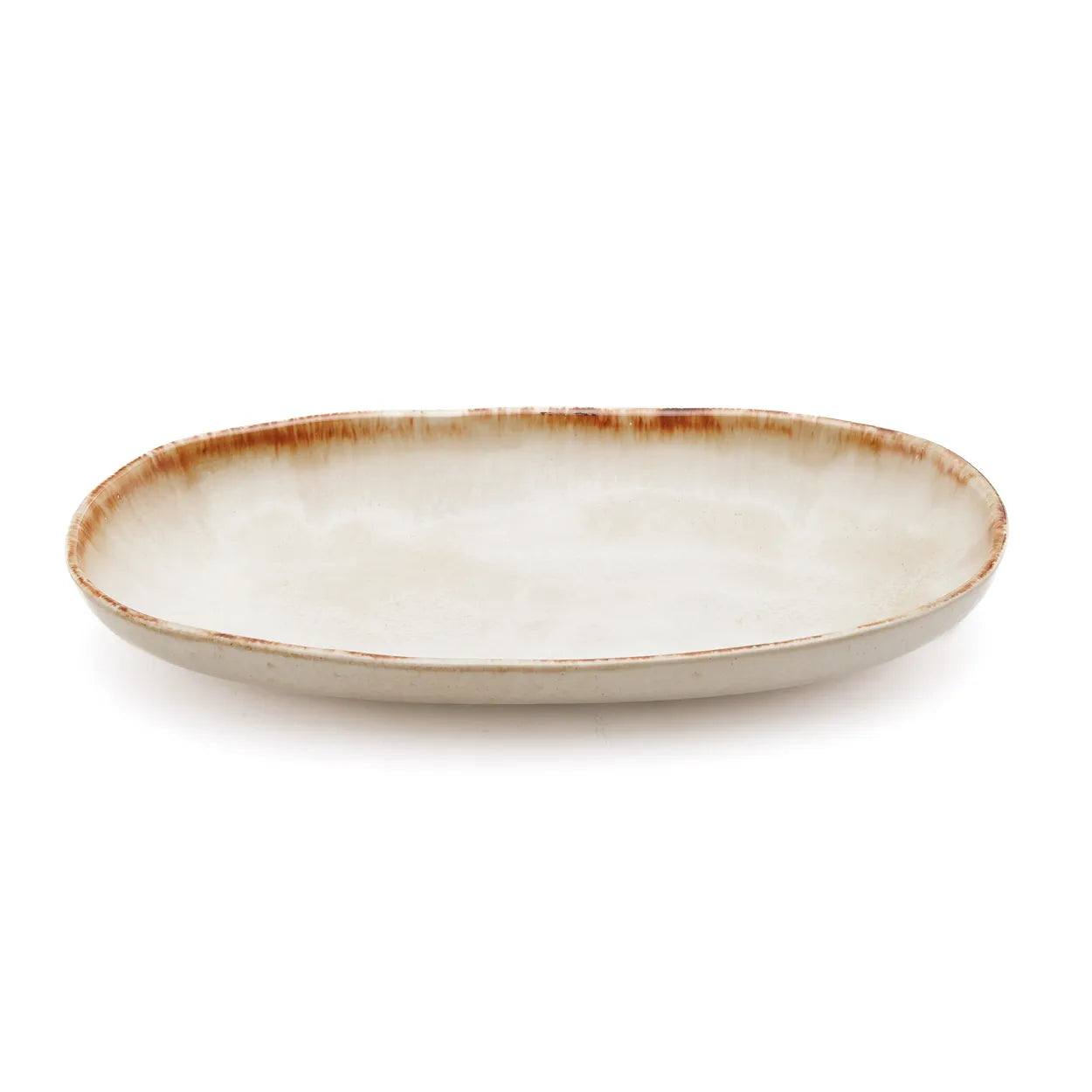 Assiette ovale Cascais - M - Lot de 6