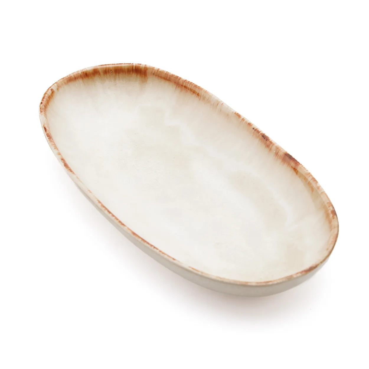 Assiette ovale Cascais - M - Lot de 6