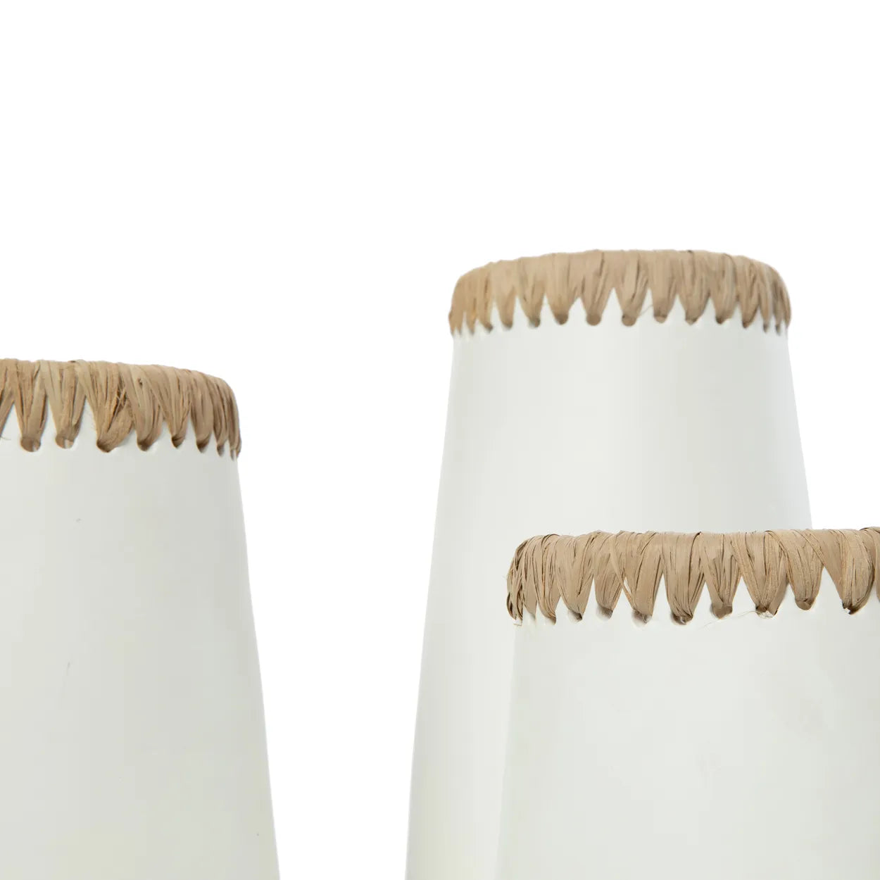 The Cunning Vase - White Natural - L
