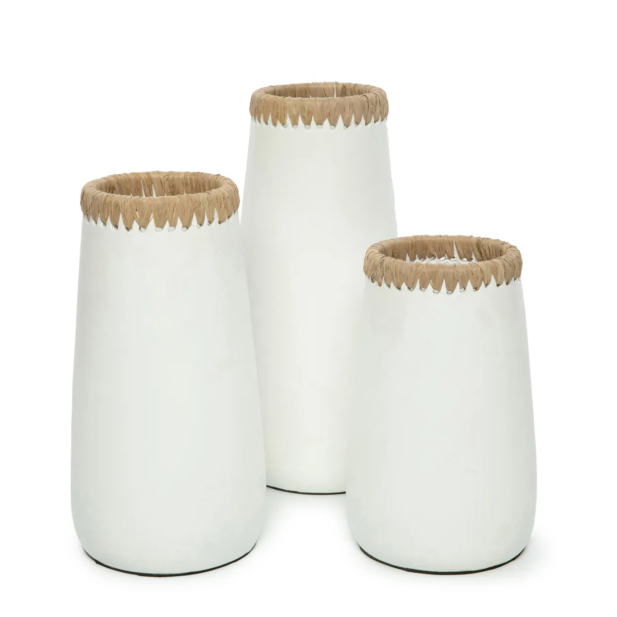The Cunning Vase - White Natural - L
