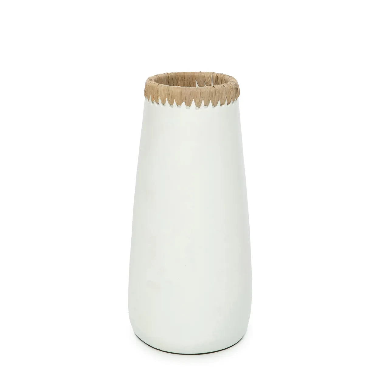 The Cunning Vase - White Natural - L