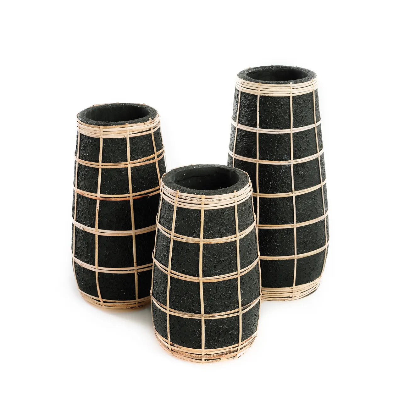 The cute vase - Black Natural - M