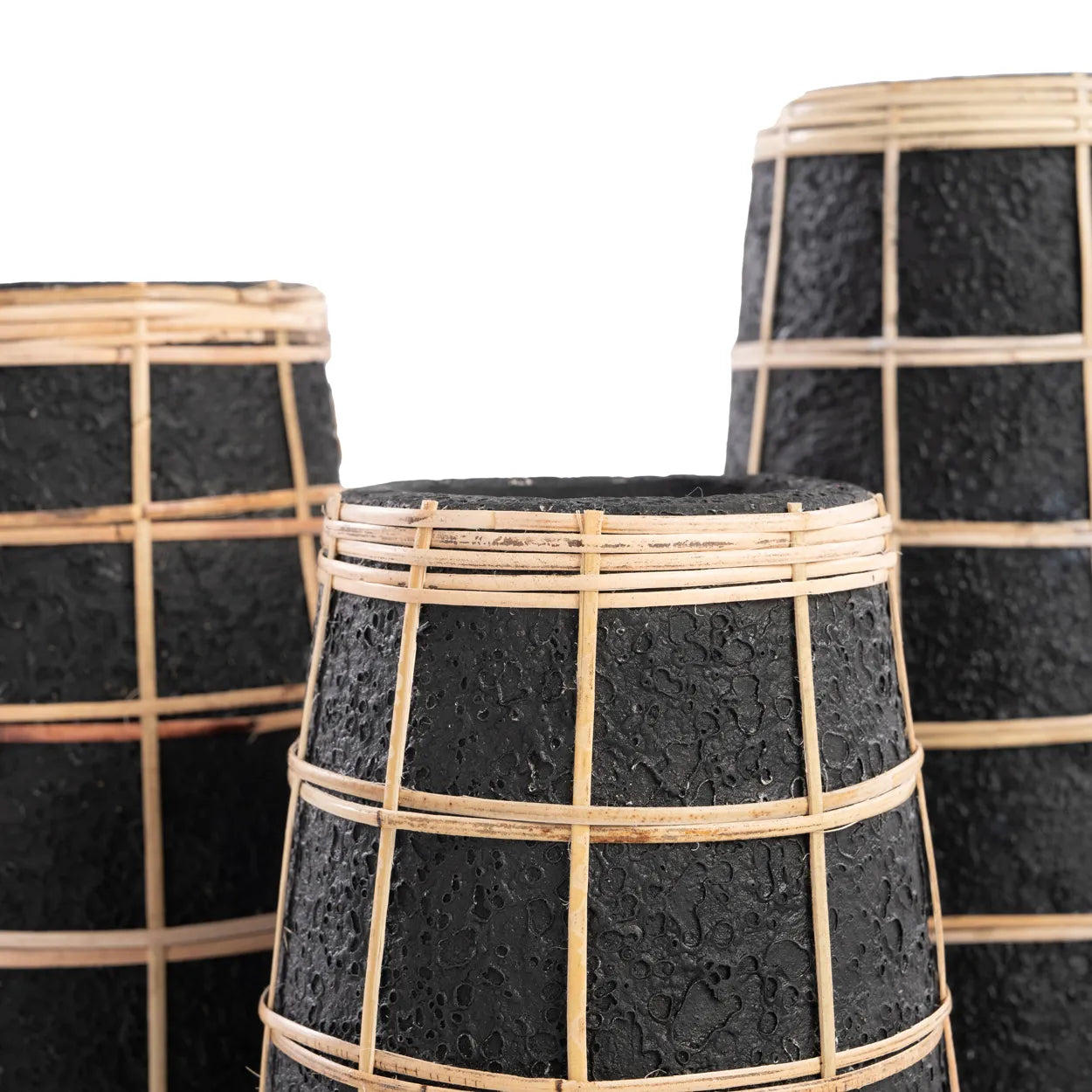 The cute vase - Black Natural - L