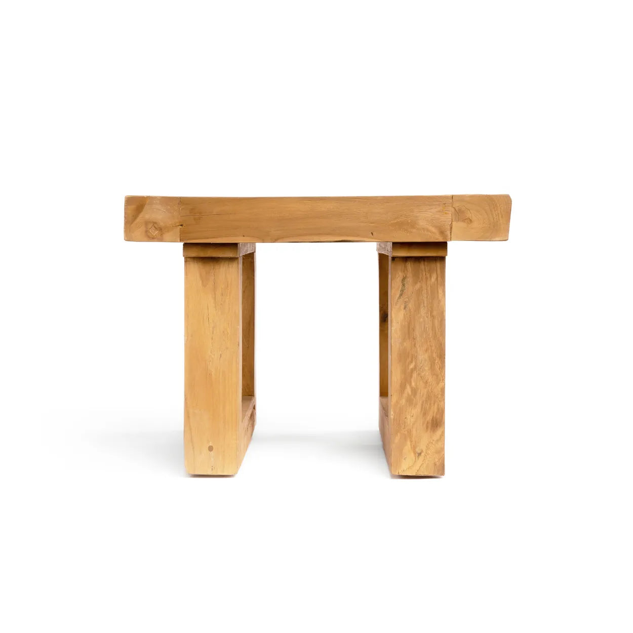 The recycled teak side table - Naturally