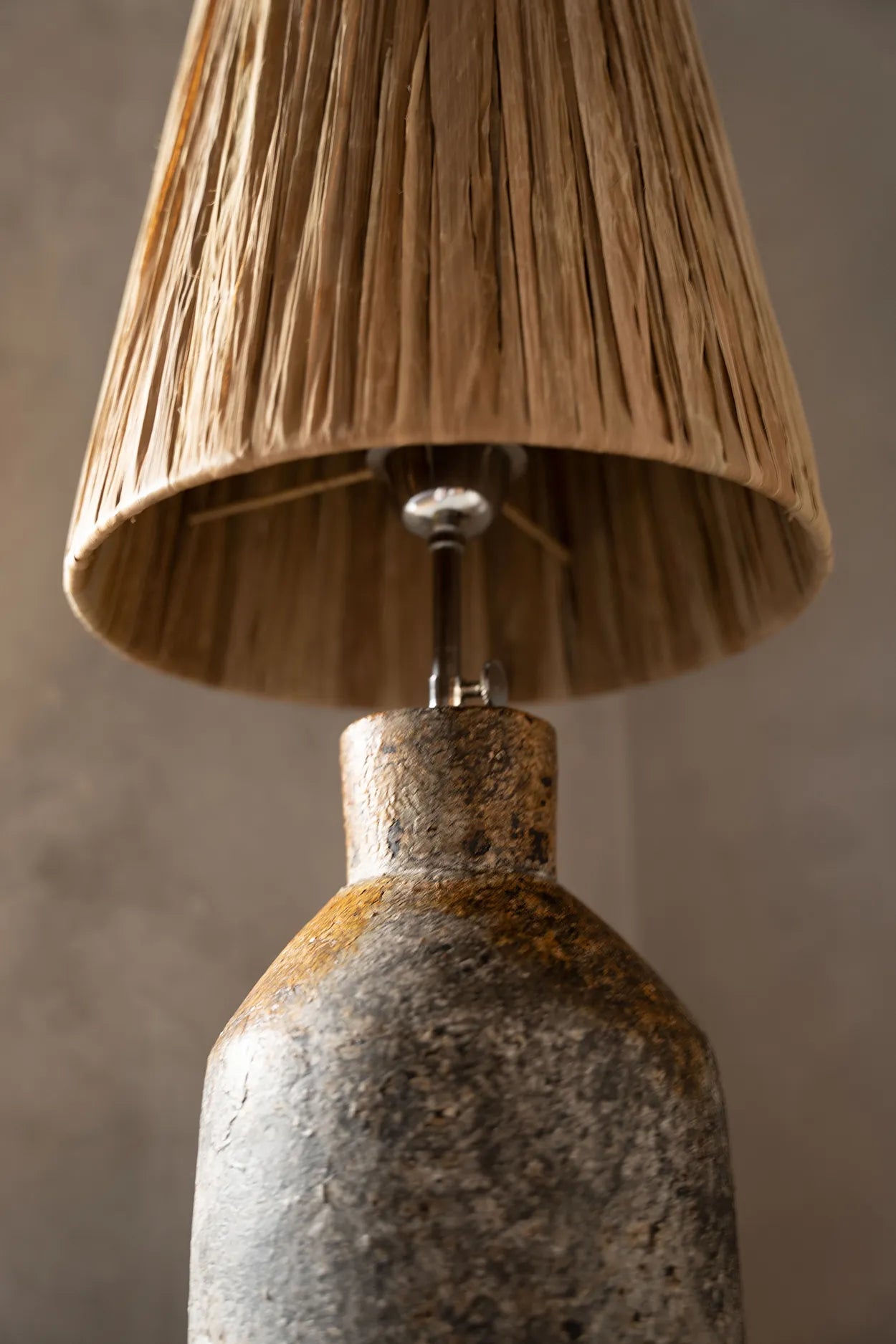 Lampe de table Ithaka - Gris antique naturel