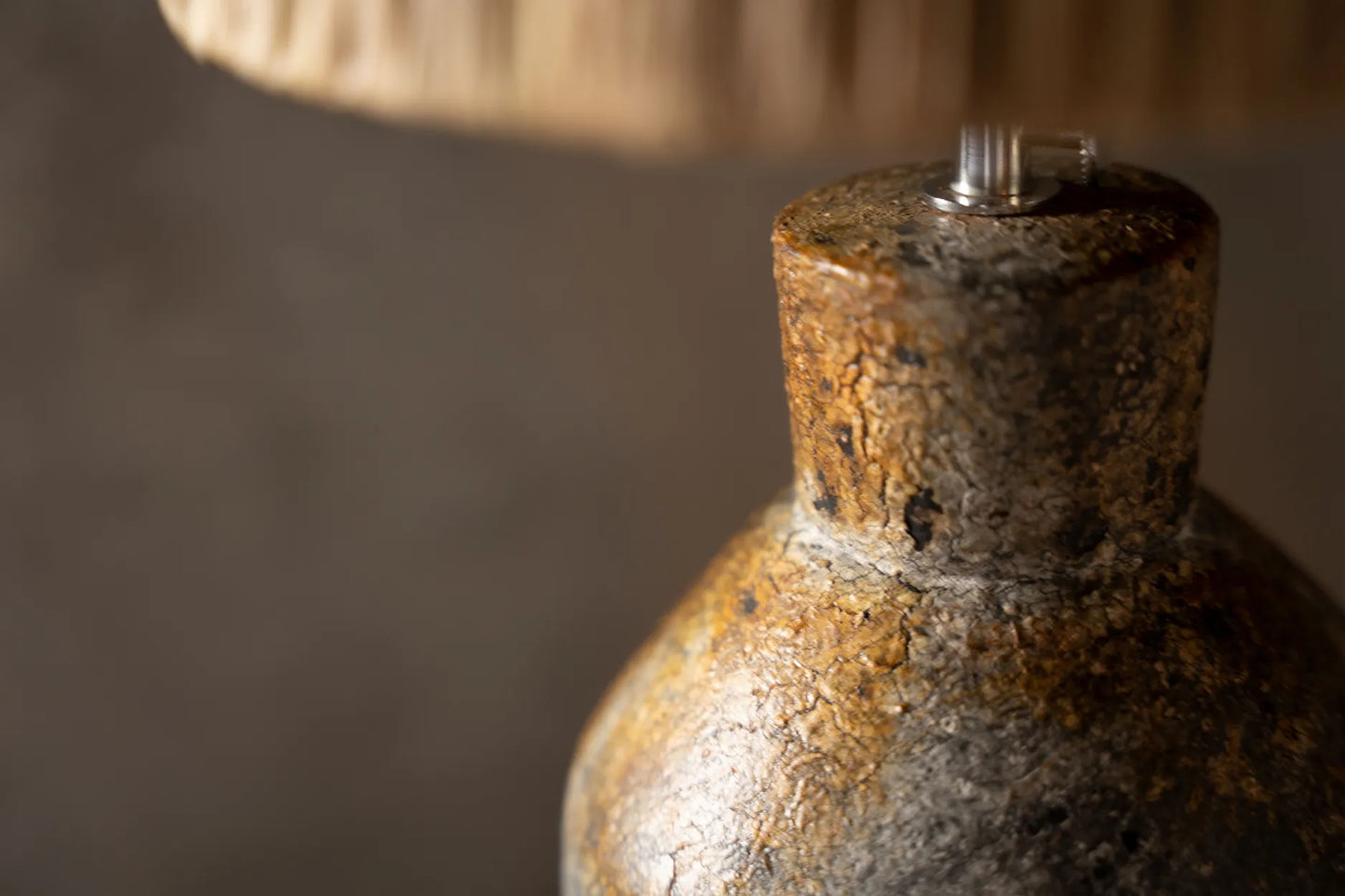 Lampe de table Ithaka - Gris antique naturel
