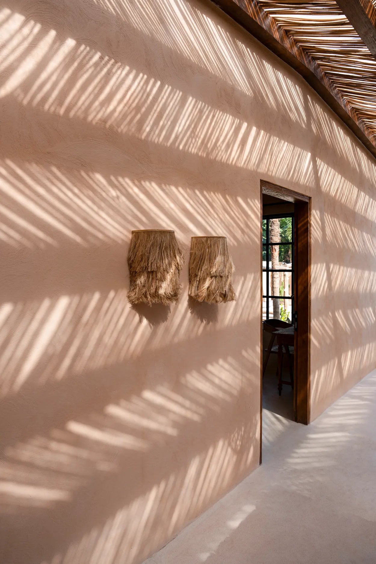 The Abaca wall applique - Natural - S