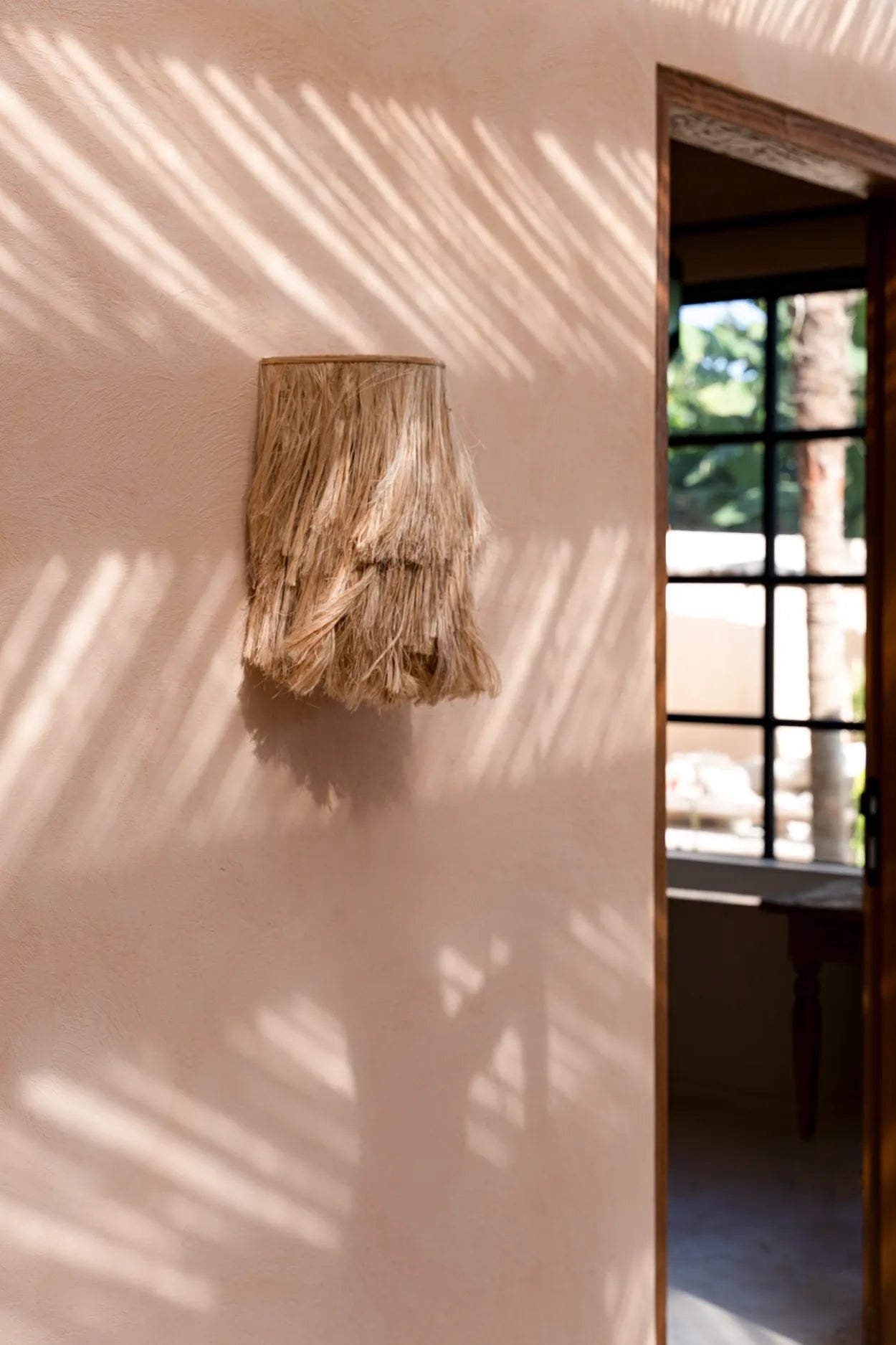 The Abaca wall applique - Natural - S