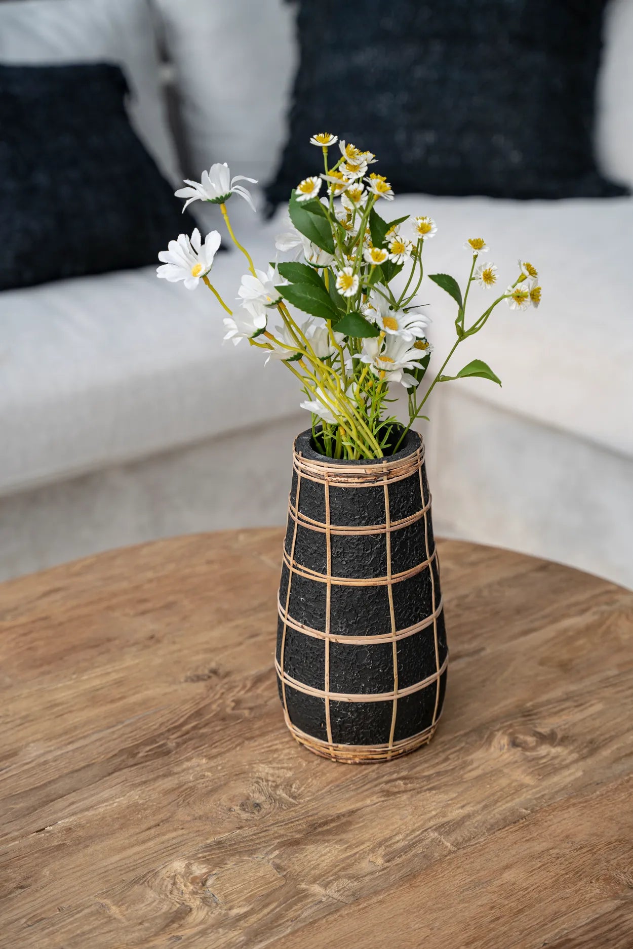 The cute vase - Black Natural - L
