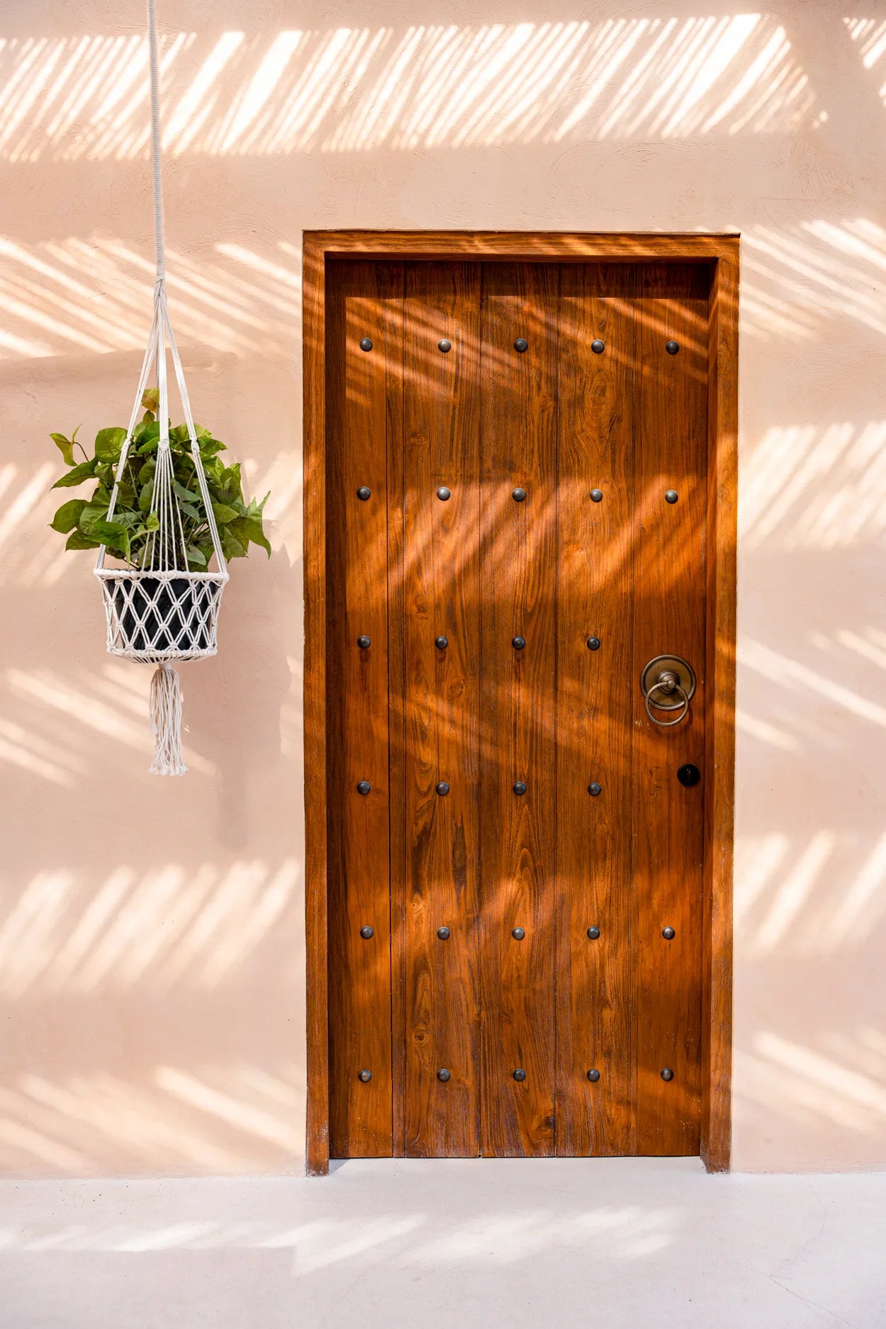 The Macramé Plant Hanger - White - L_40