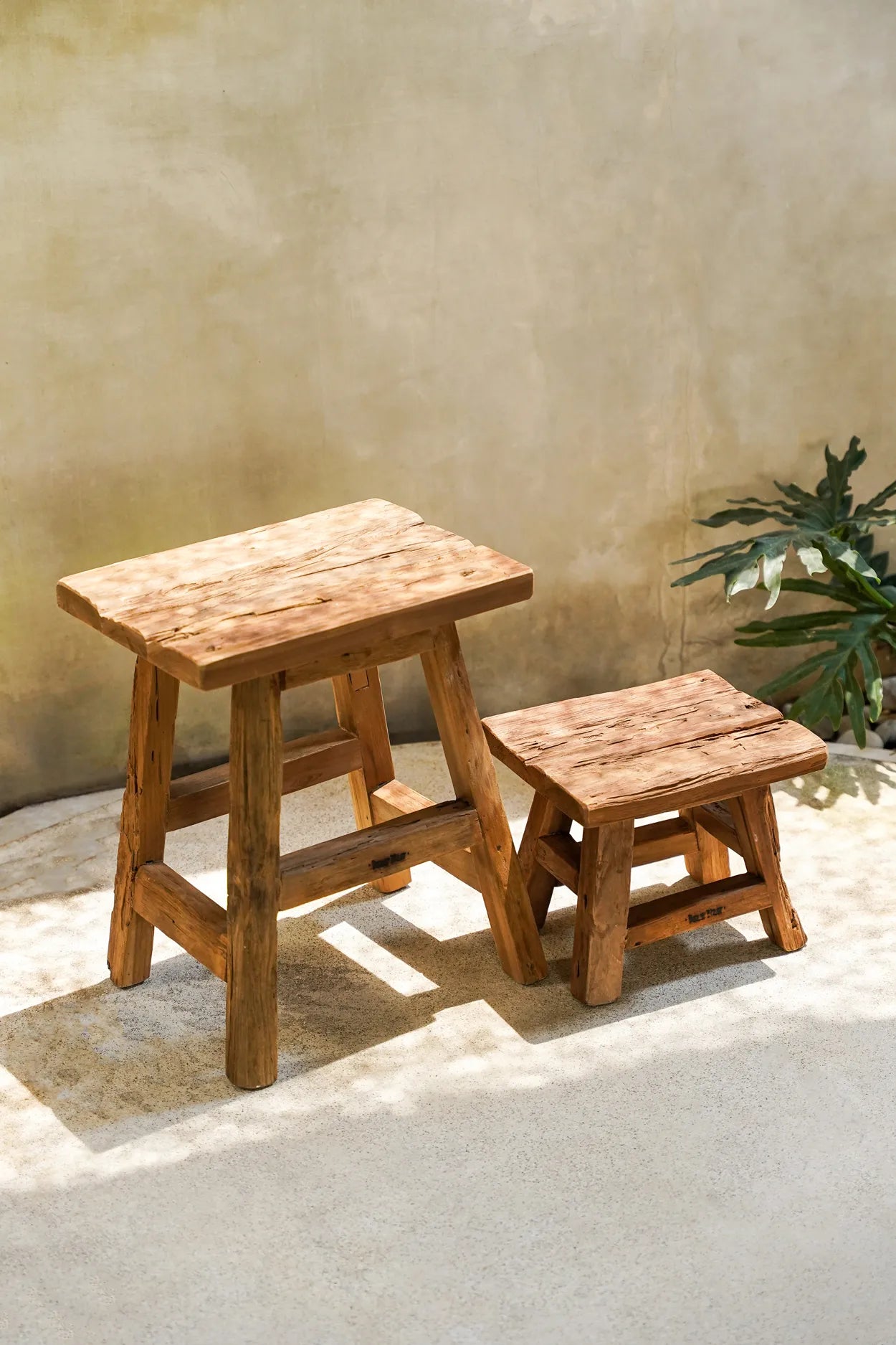 The Yoke stool - Natural - L