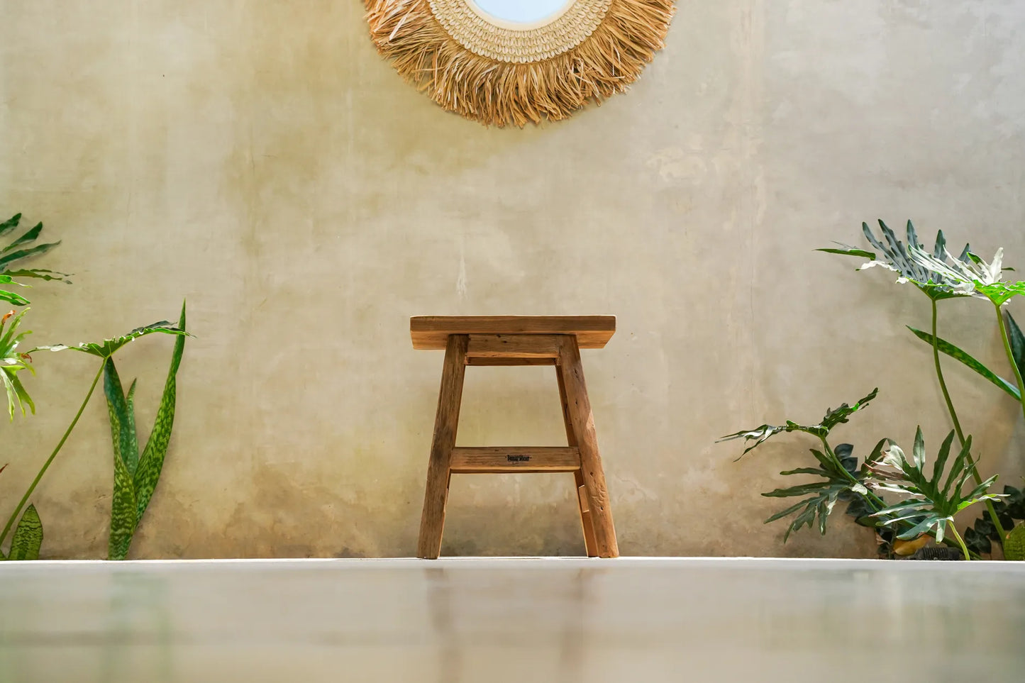 The Yoke stool - Natural - L