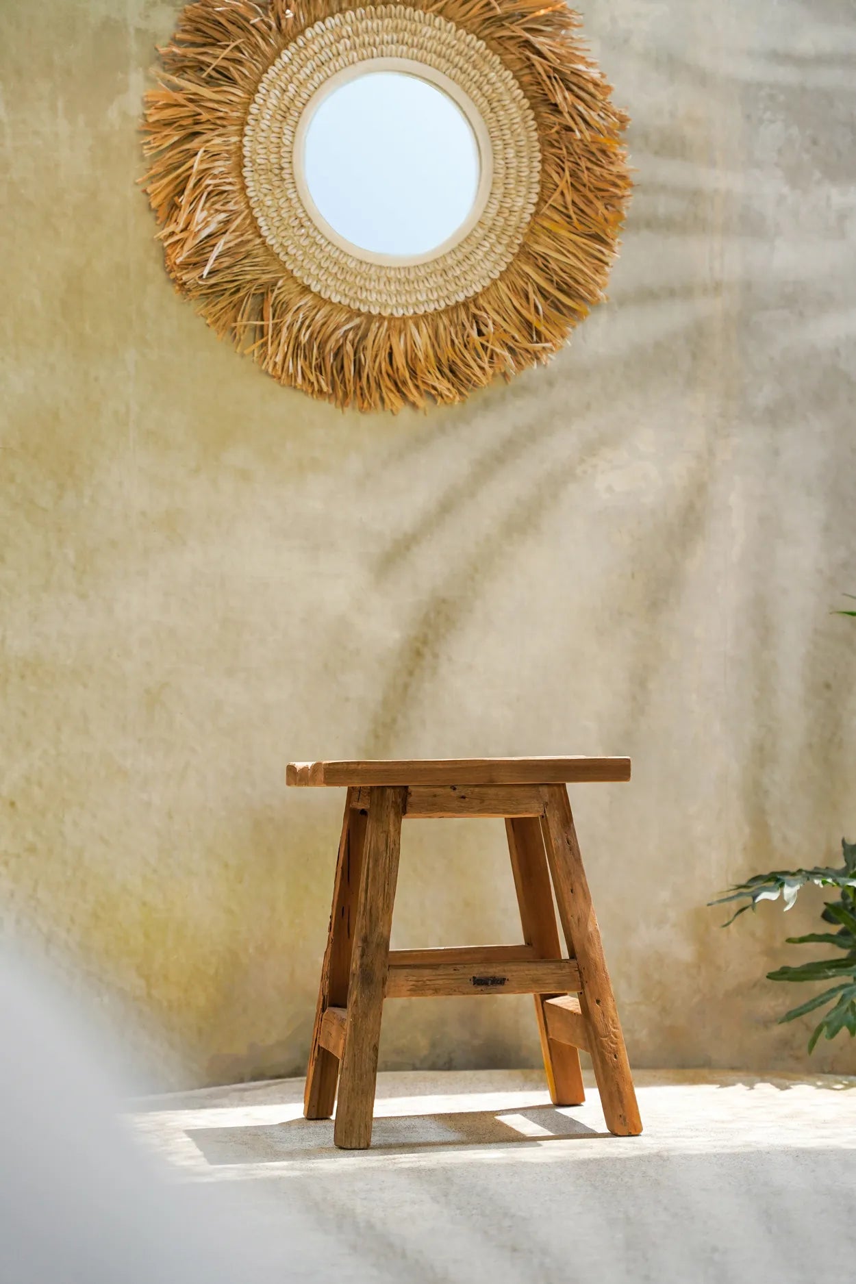 The Yoke stool - Natural - L