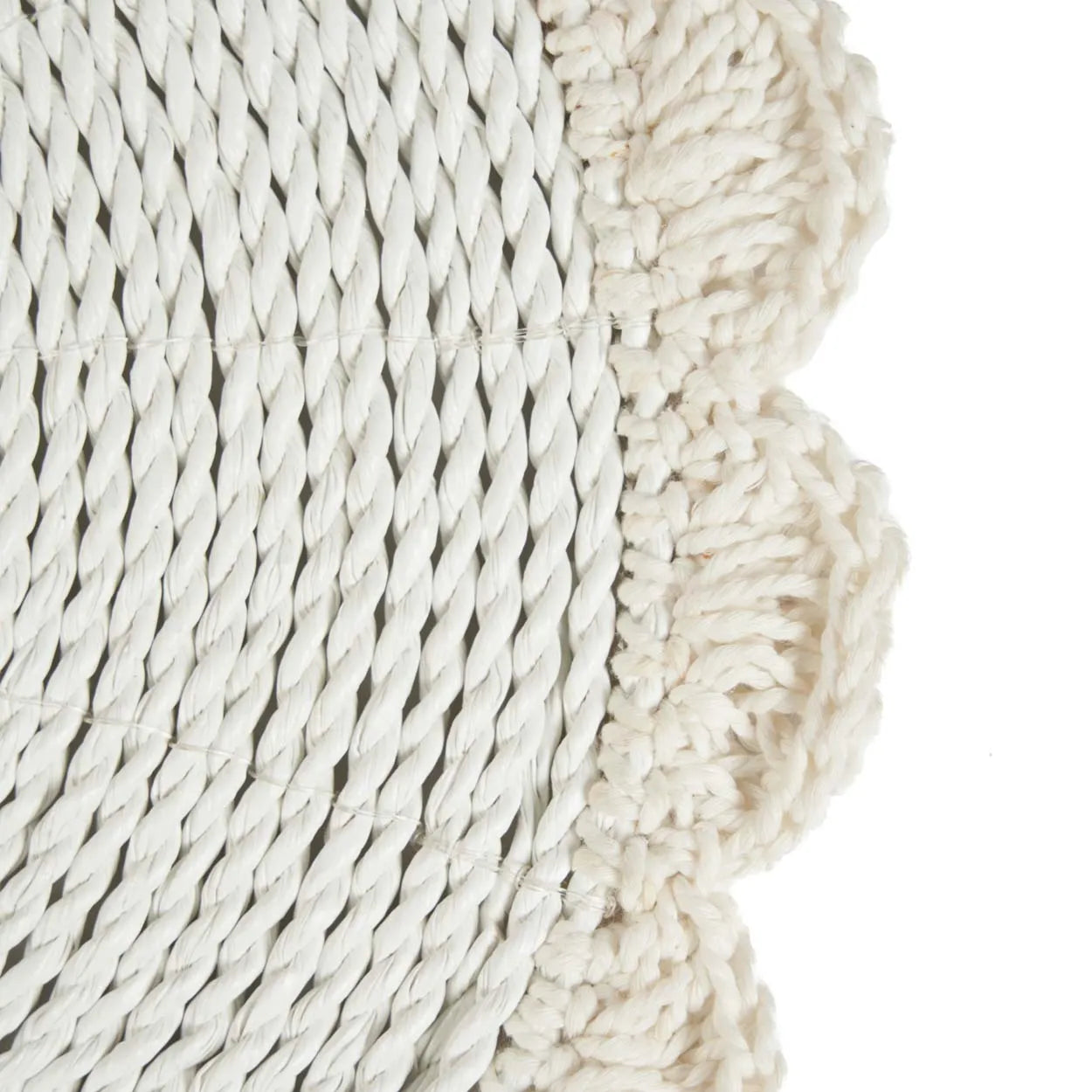 Le set de table de mariage en macramé - Naturel