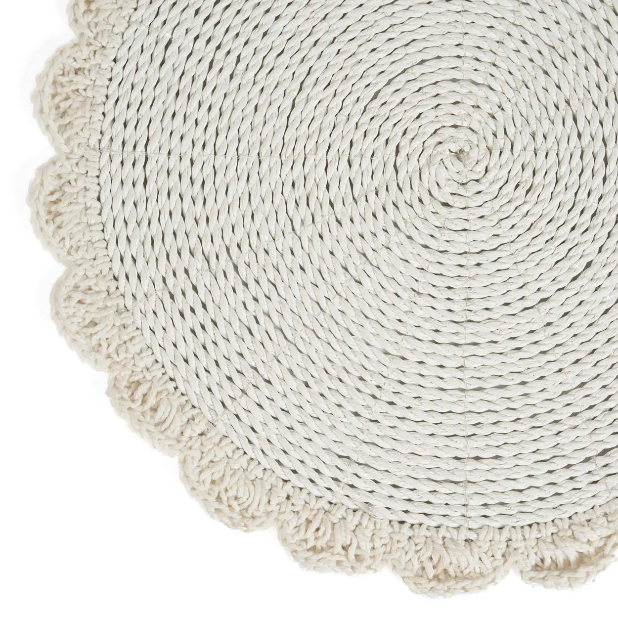 Le set de table de mariage en macramé - Naturel