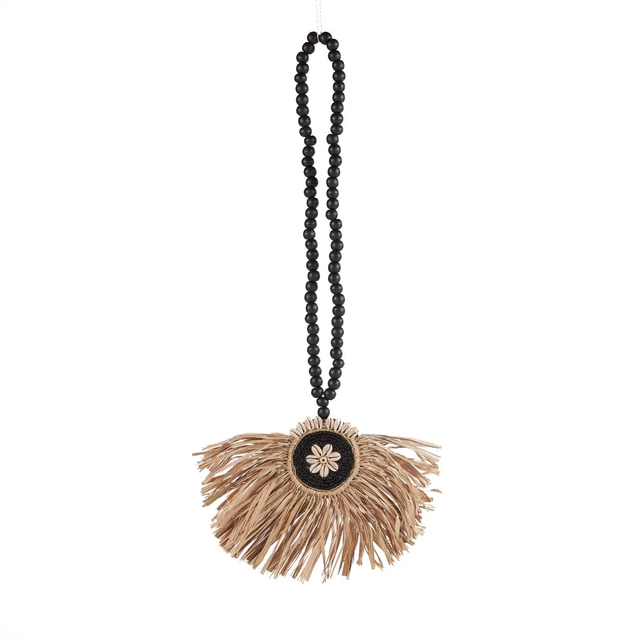 De Raffia Mahkota Kwast - Natuurlijk Zwart