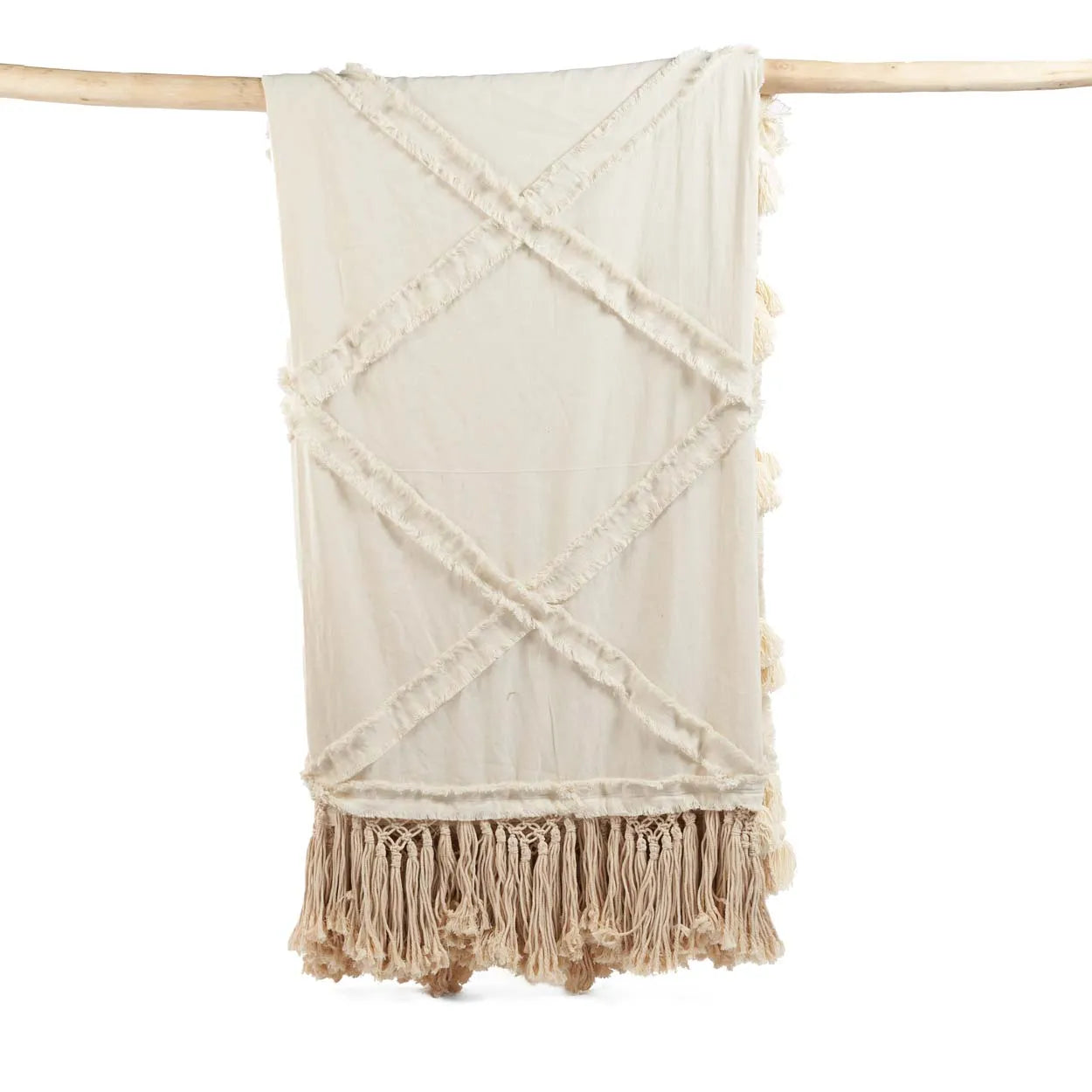 The Berber Bedspread 300 x 240 - Natural