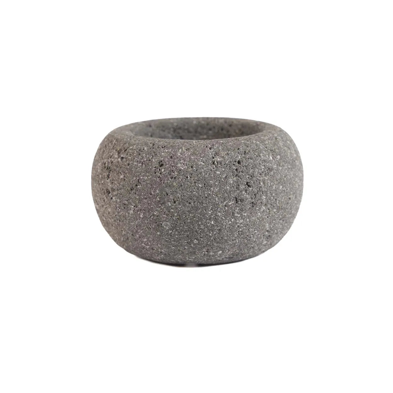 Le bol en pierre de lave - Noir - XS