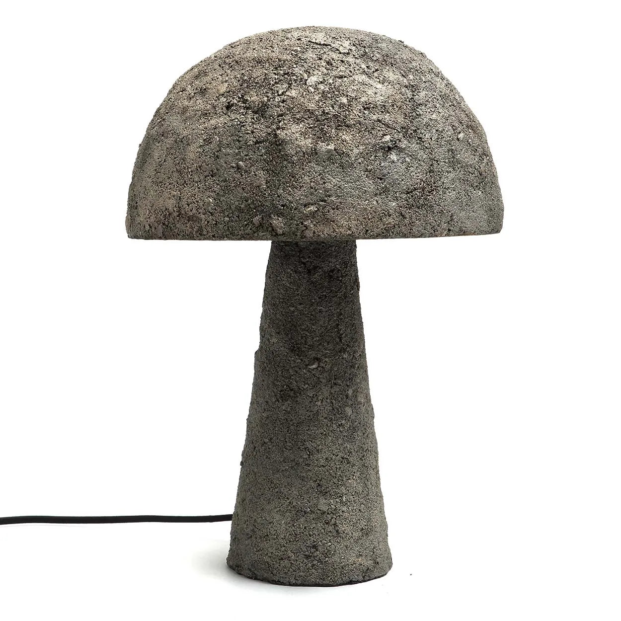 The concrete mushroom table lamp