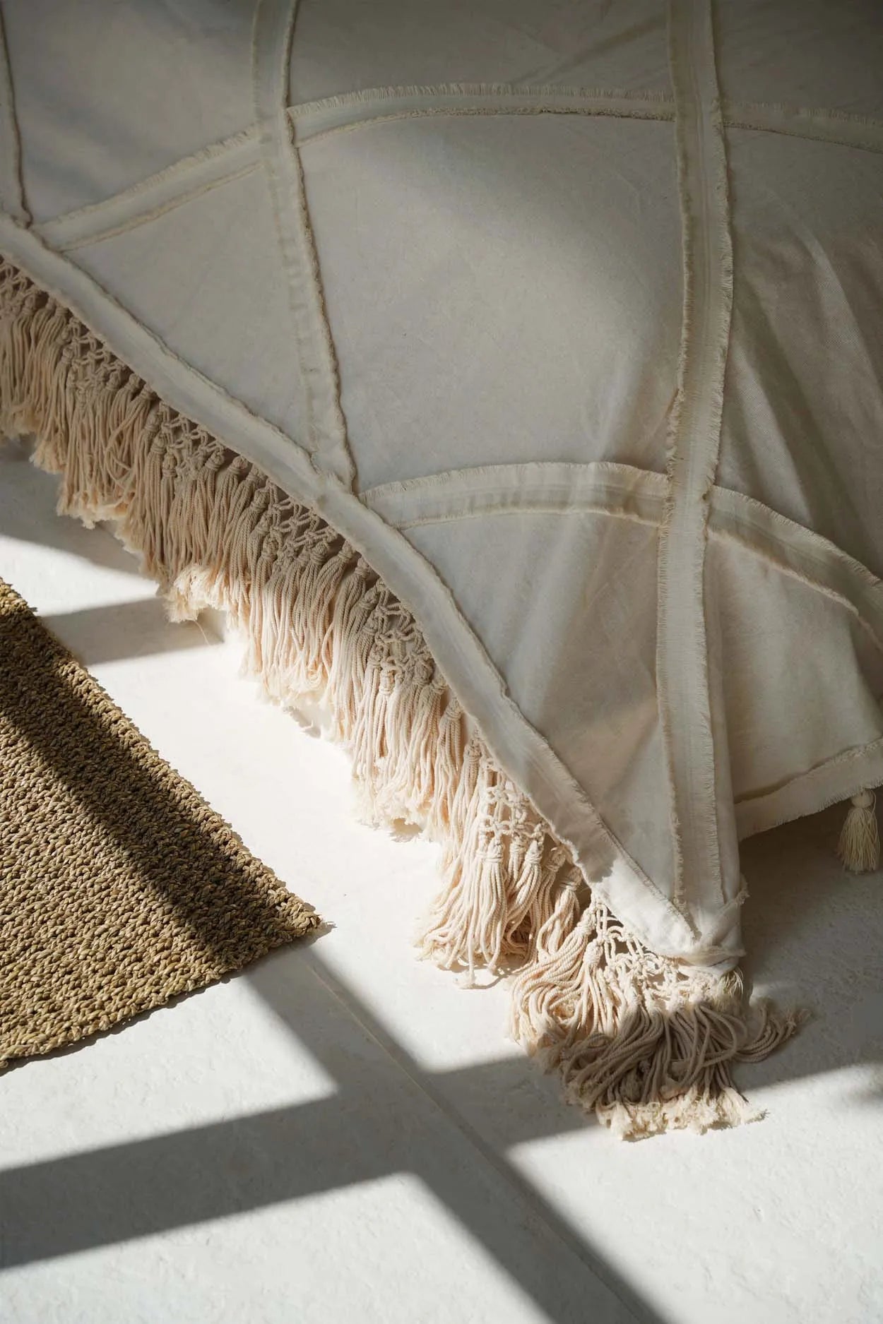 The Berber Bedspread 300 x 240 - Natural