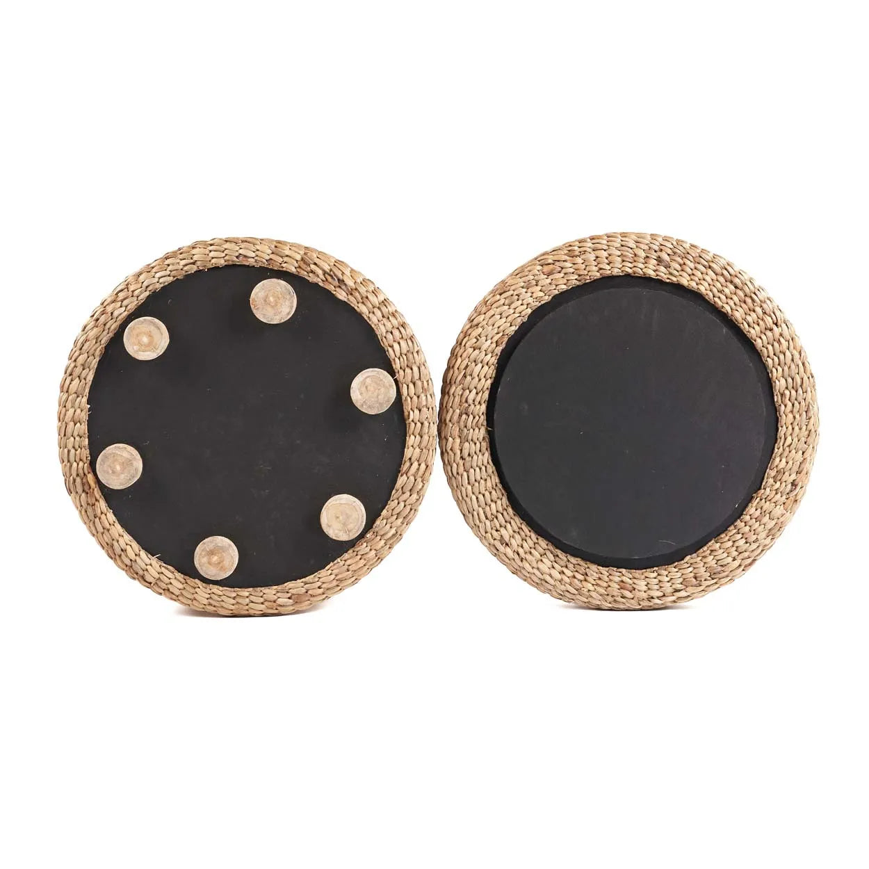 The Circle Storage Pouf - Natural