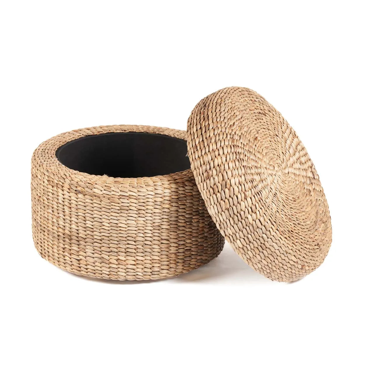 The Circle Storage Pouf - Natural
