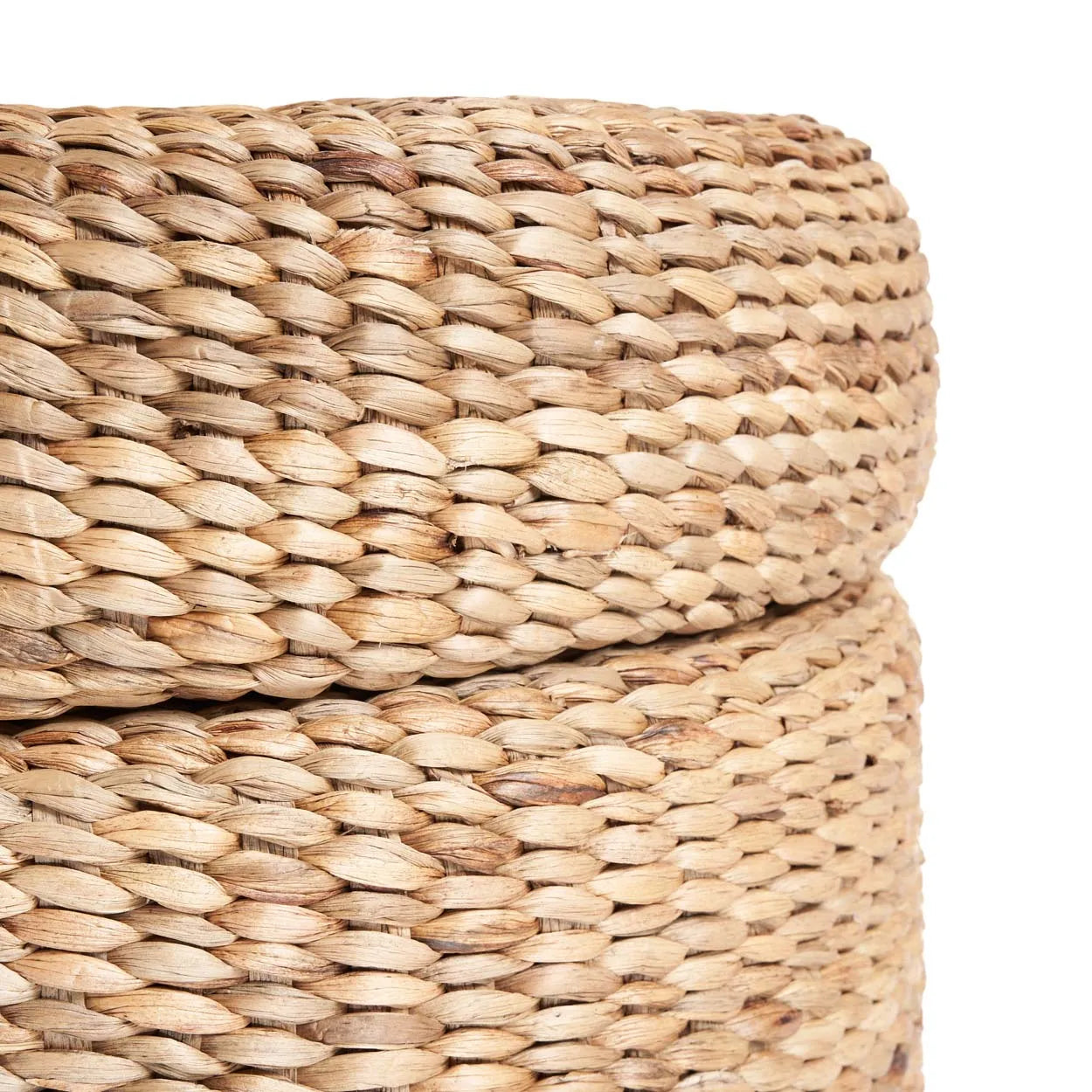 The Circle Storage Pouf - Natural