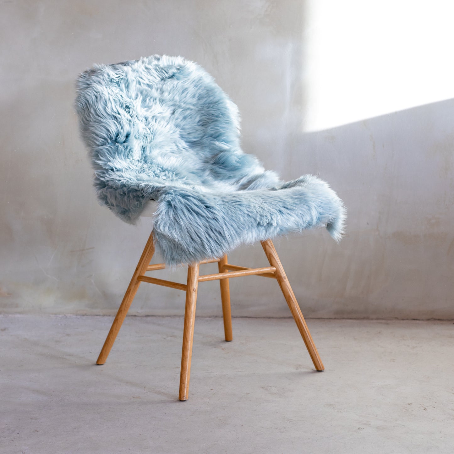 Nieuw Zeelands Schapenvacht - IJsblauw