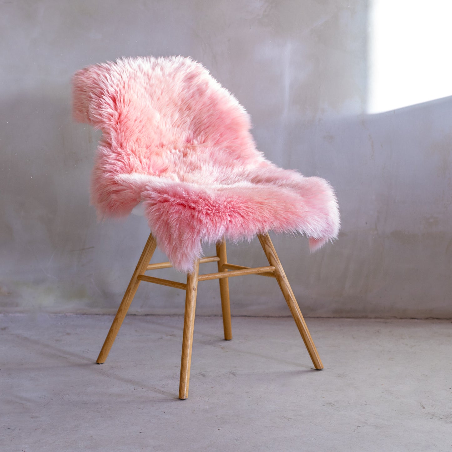 Nieuw Zeelands Schapenvacht - Licht roze