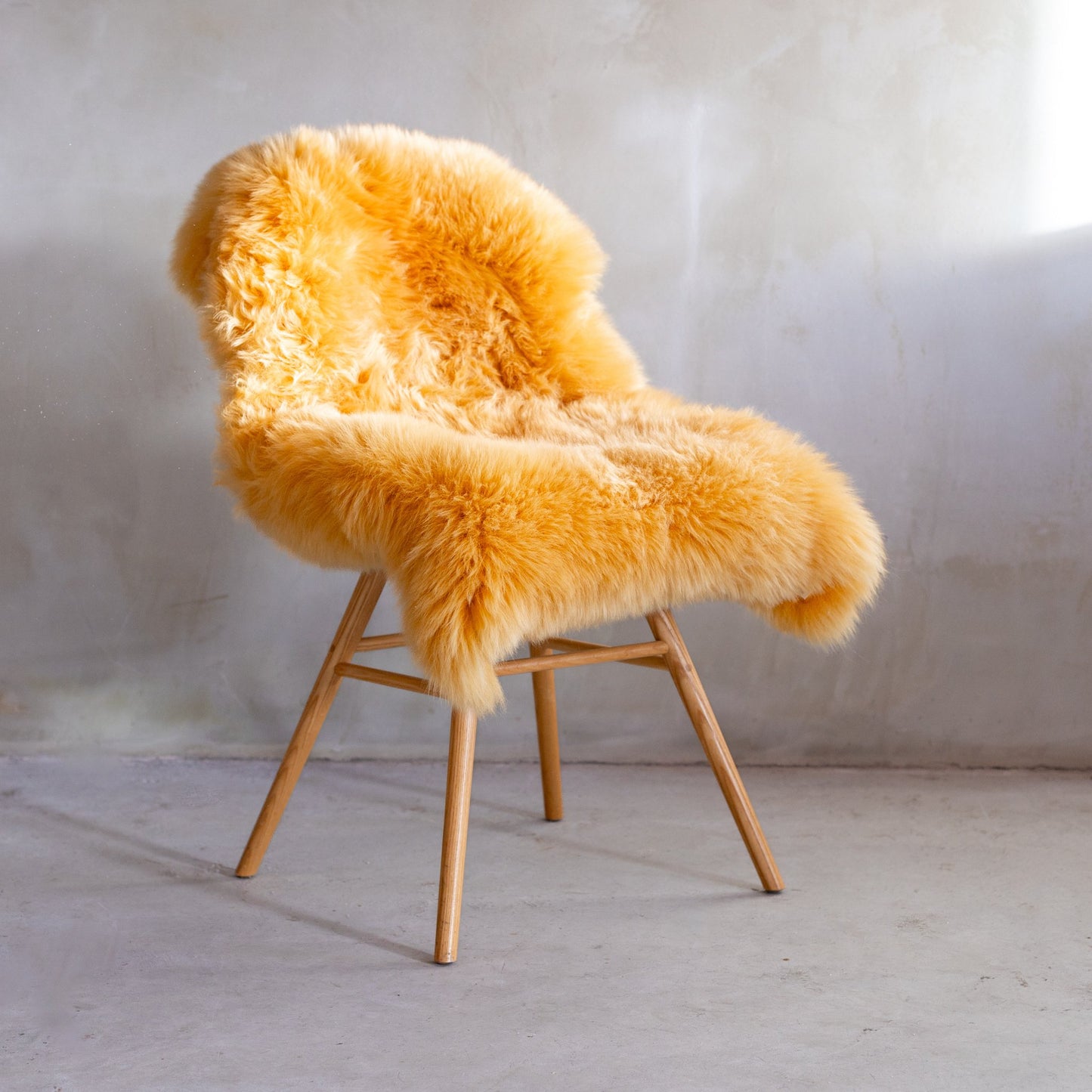 Nieuw Zeelands Schapenvacht - Okergeel