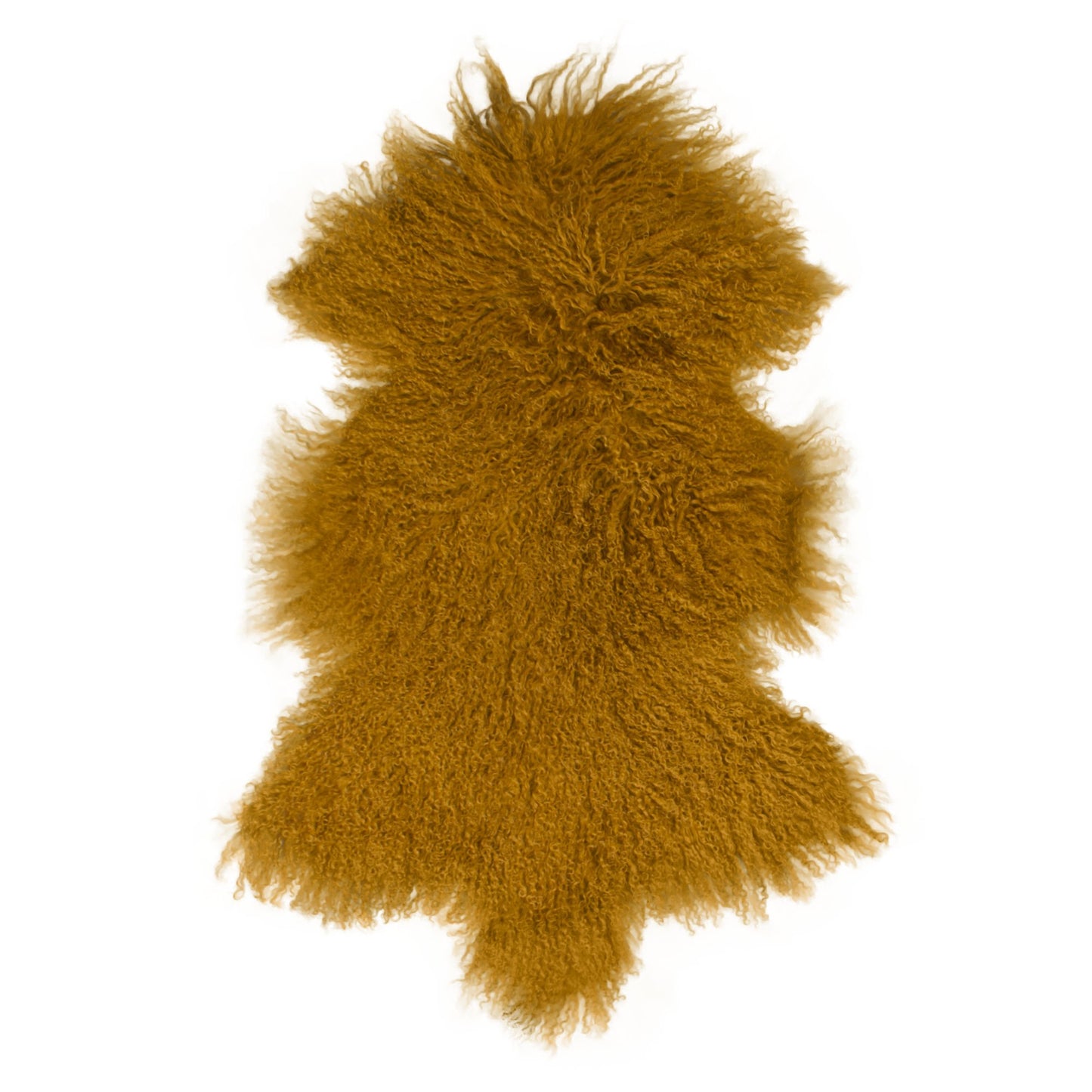 Tibetaans Schapenvacht - Okergeel