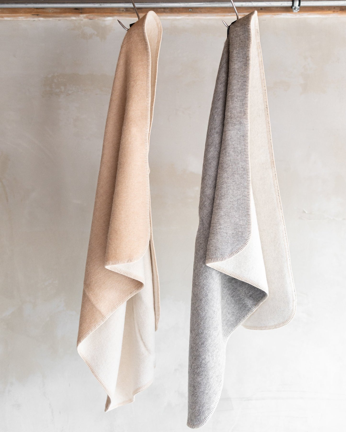 Wiegdeken alpacawol - Lichtbeige - 100x75cm