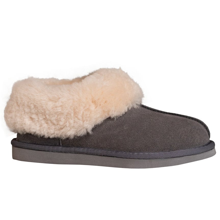 Lamsvacht Tuula Pantoffels - Grijs - Maat 43