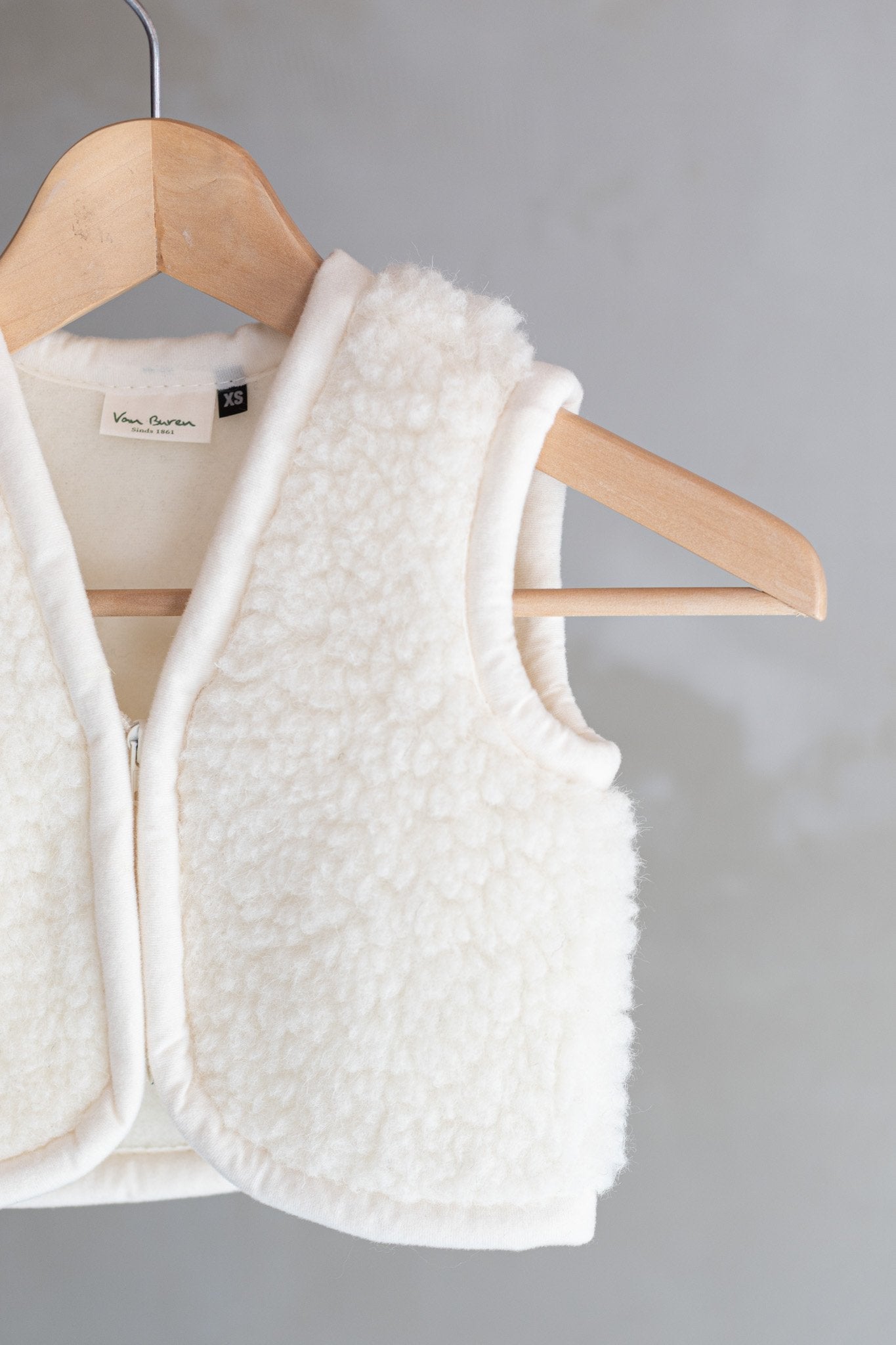 Wollen babybodywarmer Nilo Off-White - XS / 74-92