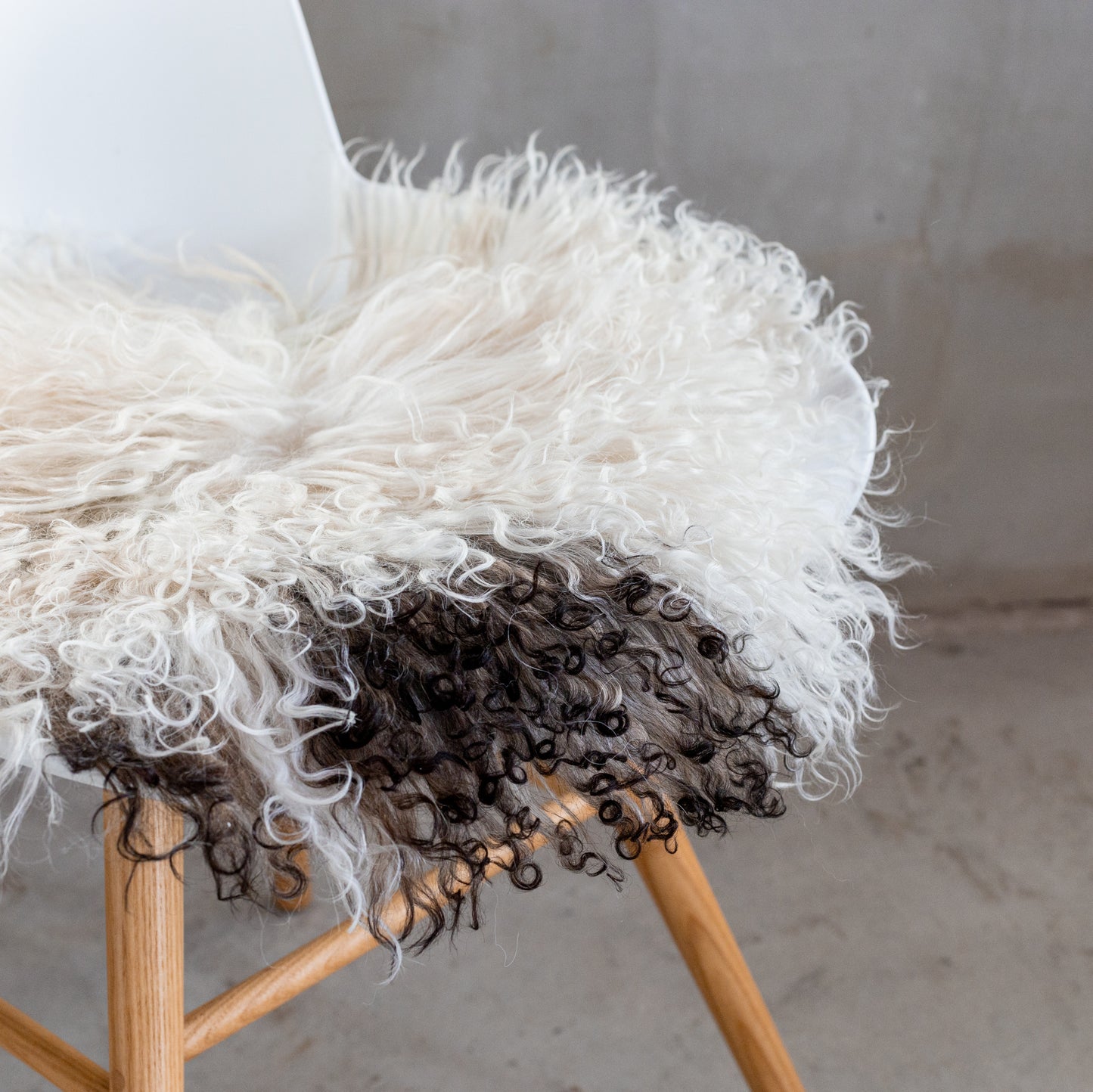 Stoelkussen Krulvacht