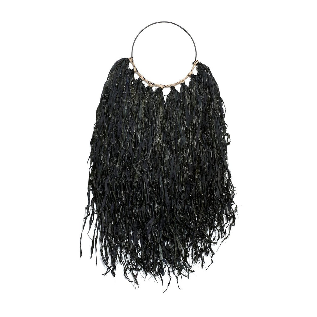 De Raffia Wilde Dromenvanger - Zwart