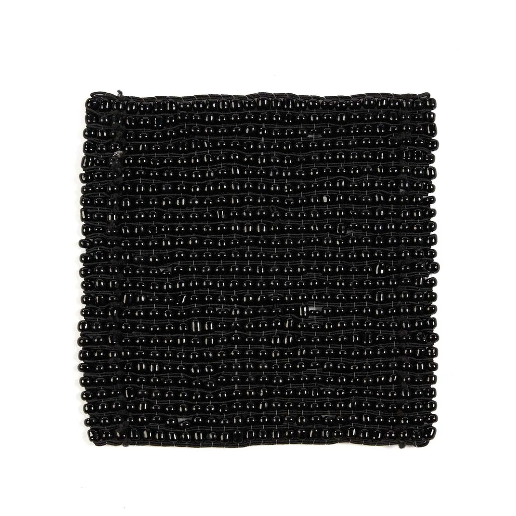 Le dessous de verre Perles - Noir