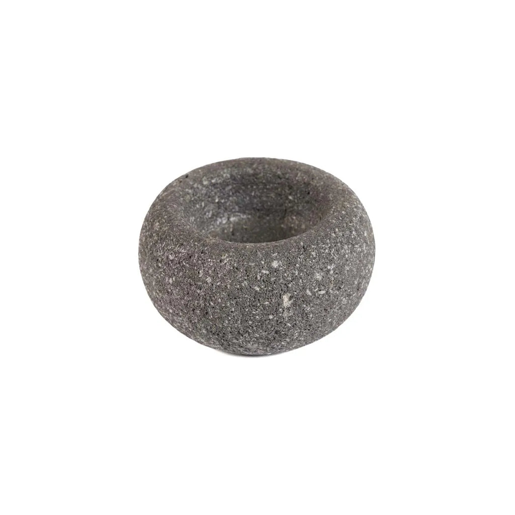 Le bol en pierre de lave - Noir - XS