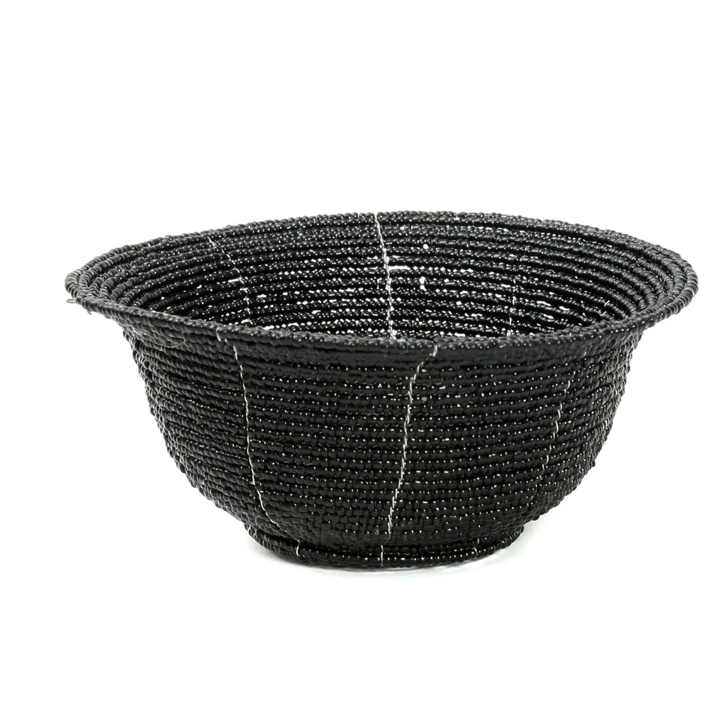 The bead bowl low Black S