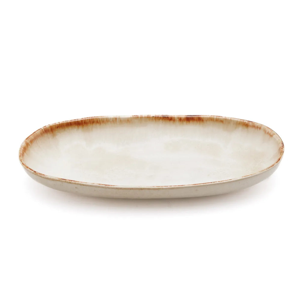 Assiette ovale Cascais - M - Lot de 6