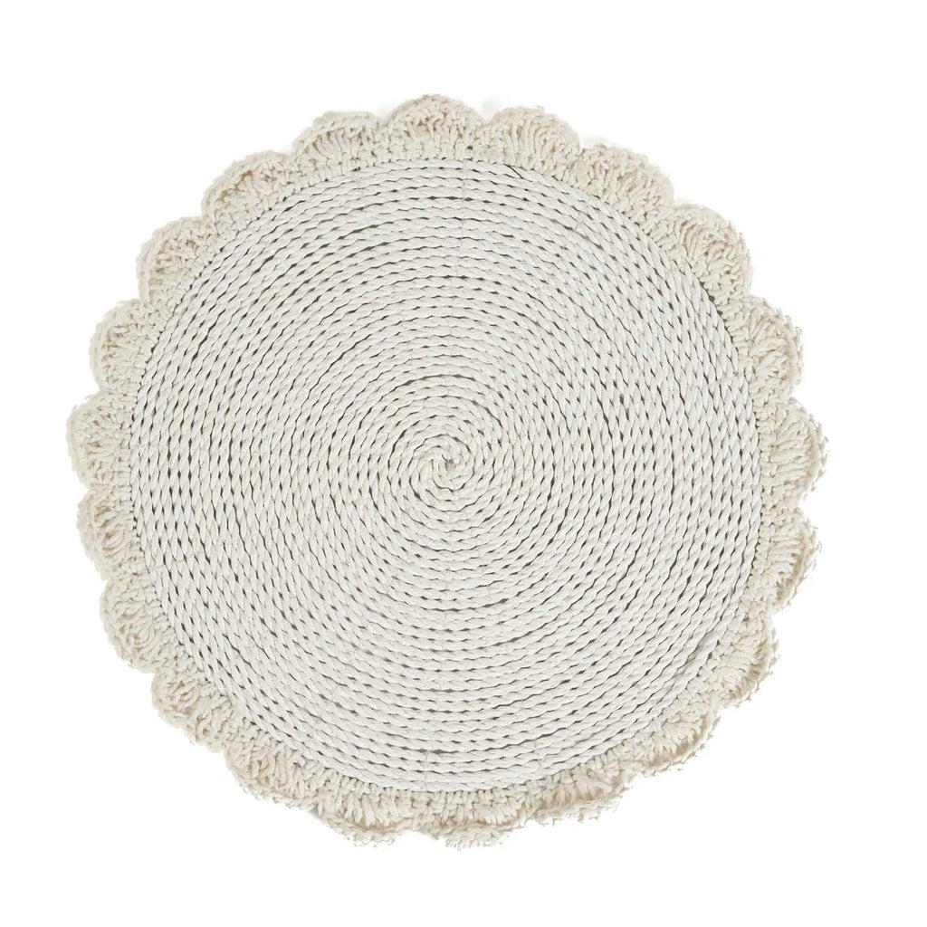 Le set de table de mariage en macramé - Naturel