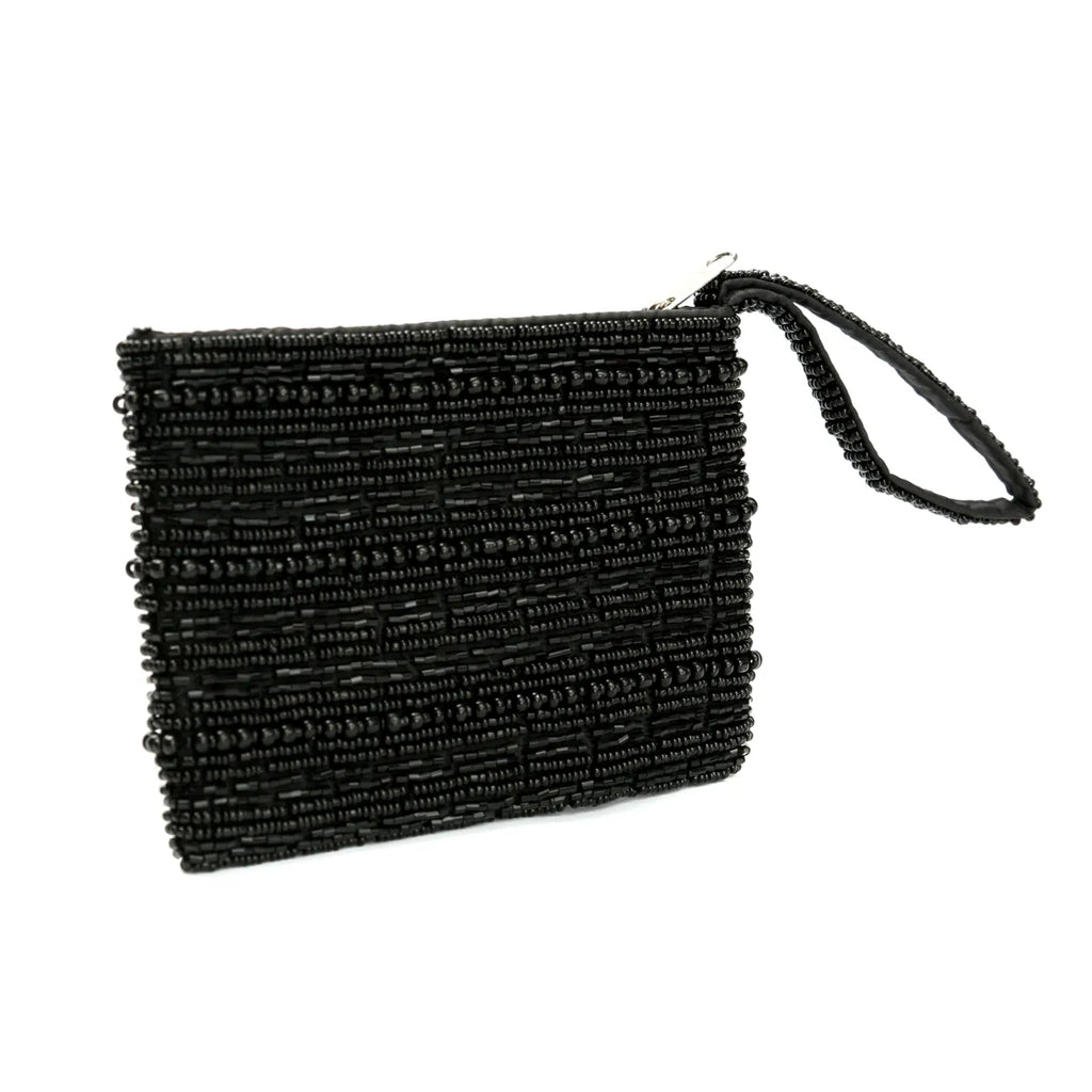 The black beaded wallet