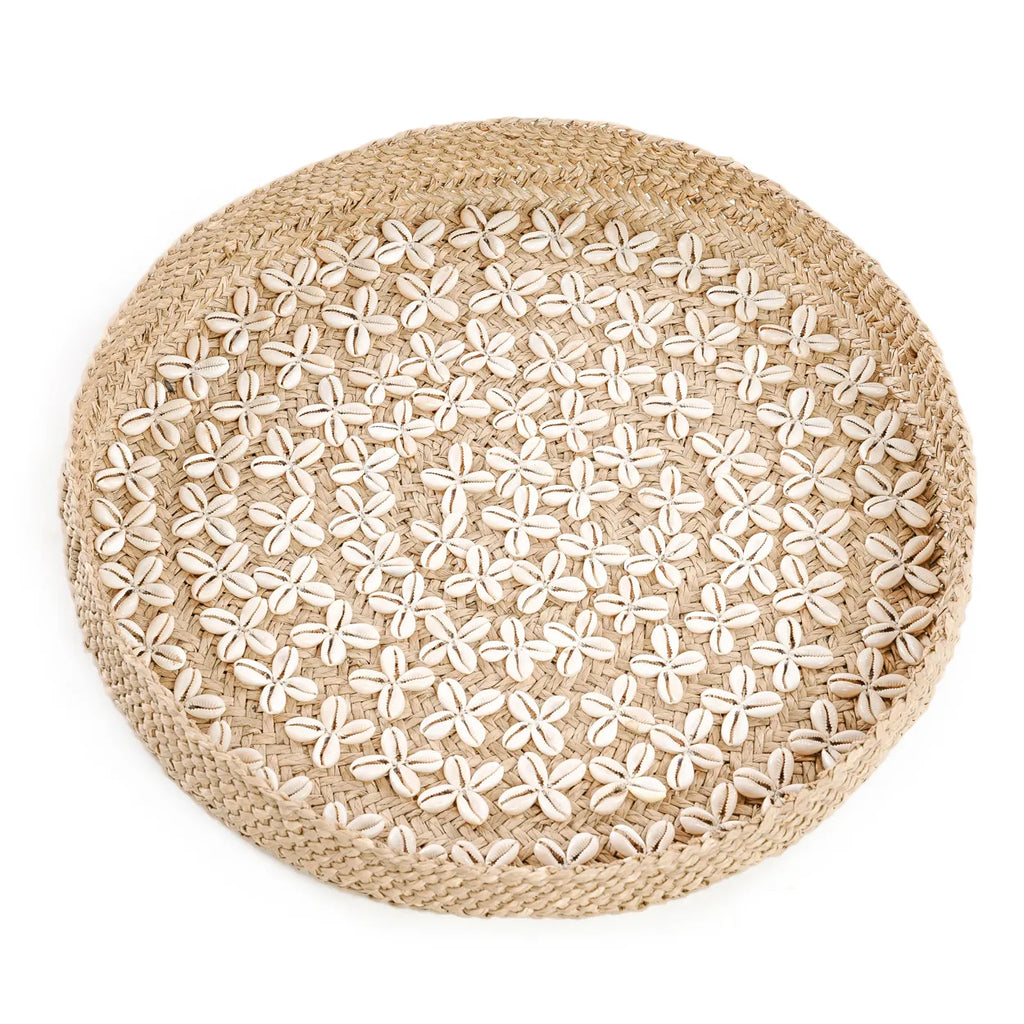 The Costa Shell Plate - Natural White - M_40