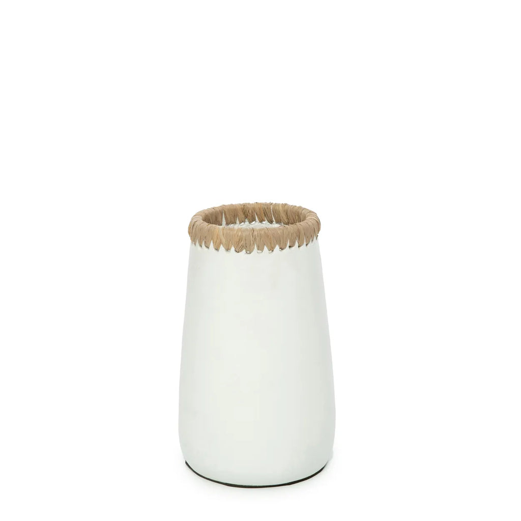 The Cunning Vase - White Natural - S