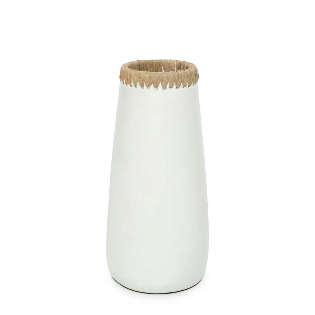 The Cunning Vase - White Natural - L