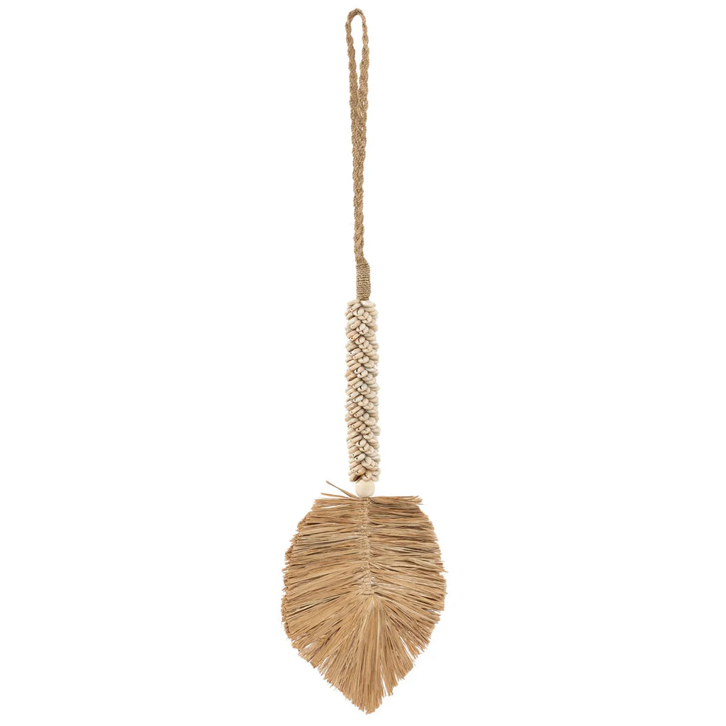 De Raffia Schelp Kwast - Room Natuurlijk