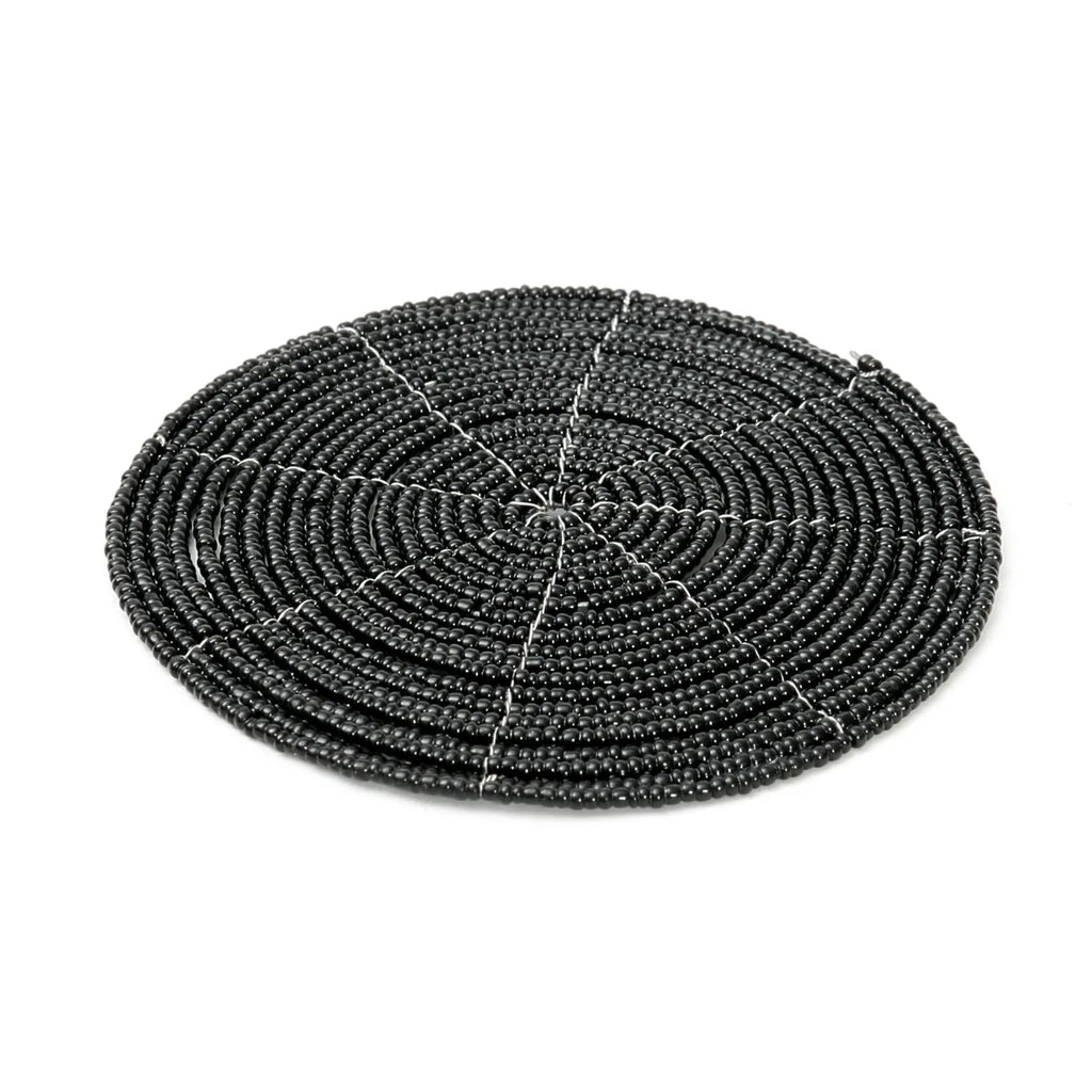 The beaded coaster - Black_40