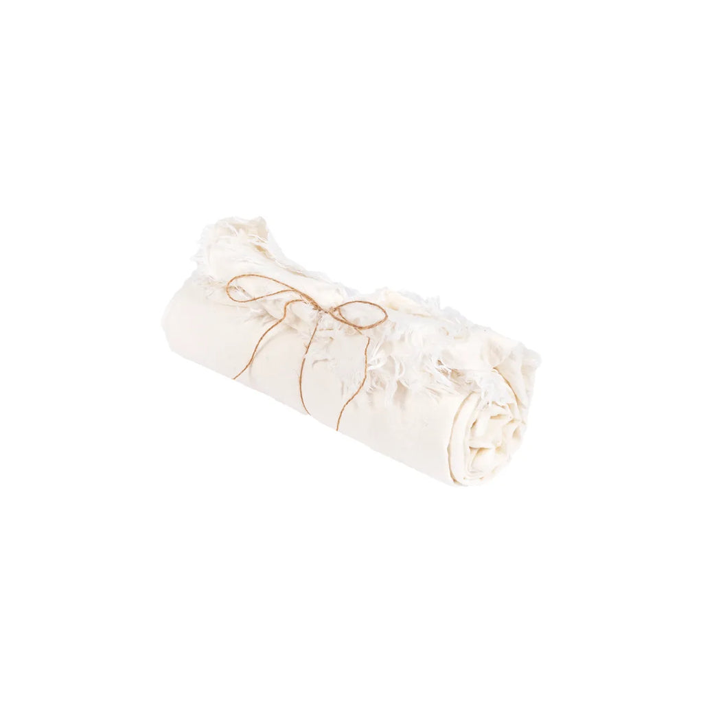Linen Tablecloth - White - 180x300