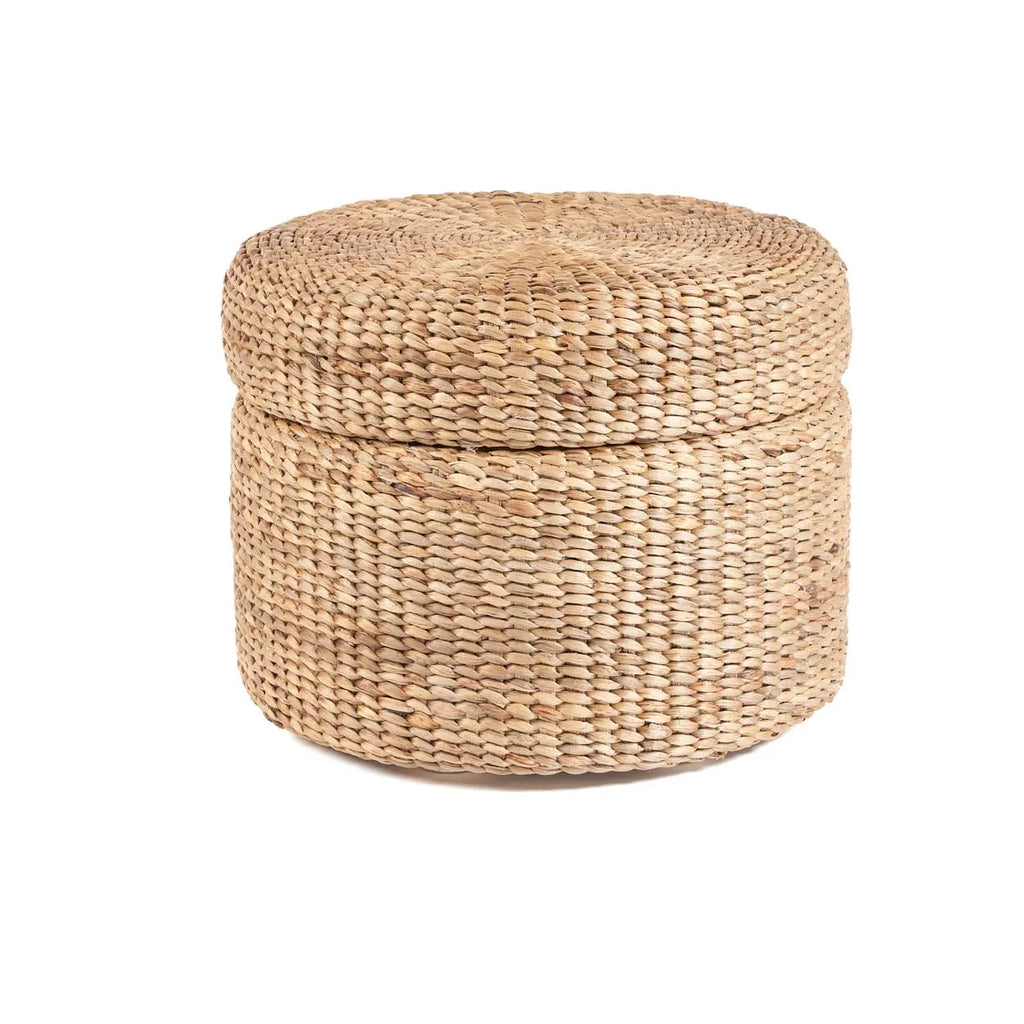 The Circle Storage Pouf - Natural
