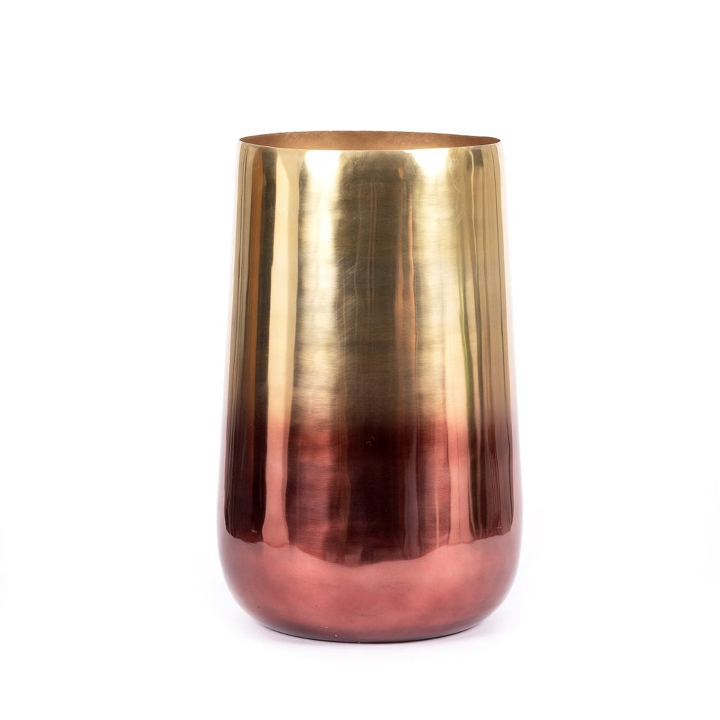 The Two-Tone Brass Planter - Brass - XL